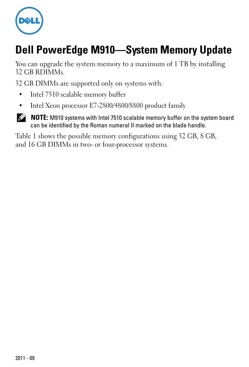 Dell PowerEdge M420 Instructions générales
