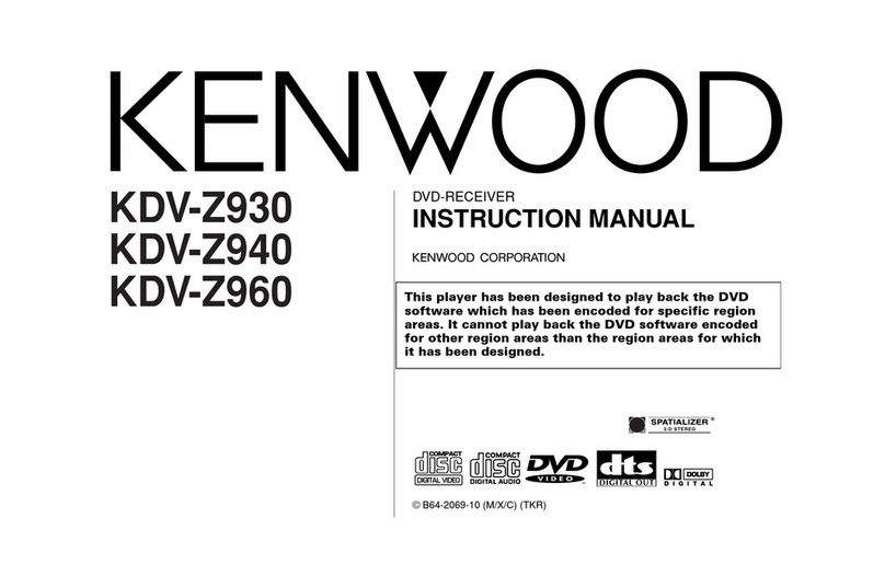 Kenwood KDV-Z930 Manuel utilisateur