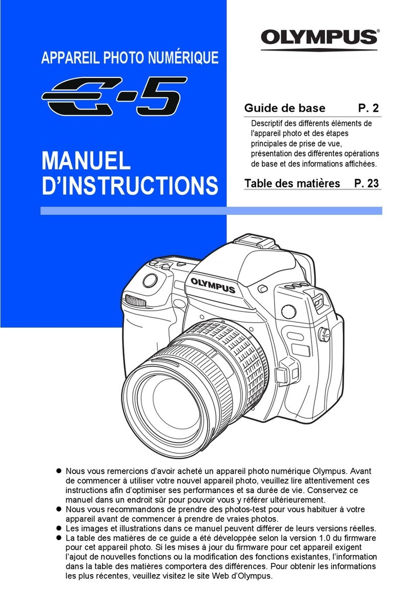 Olympus E-5 Instructions de montage