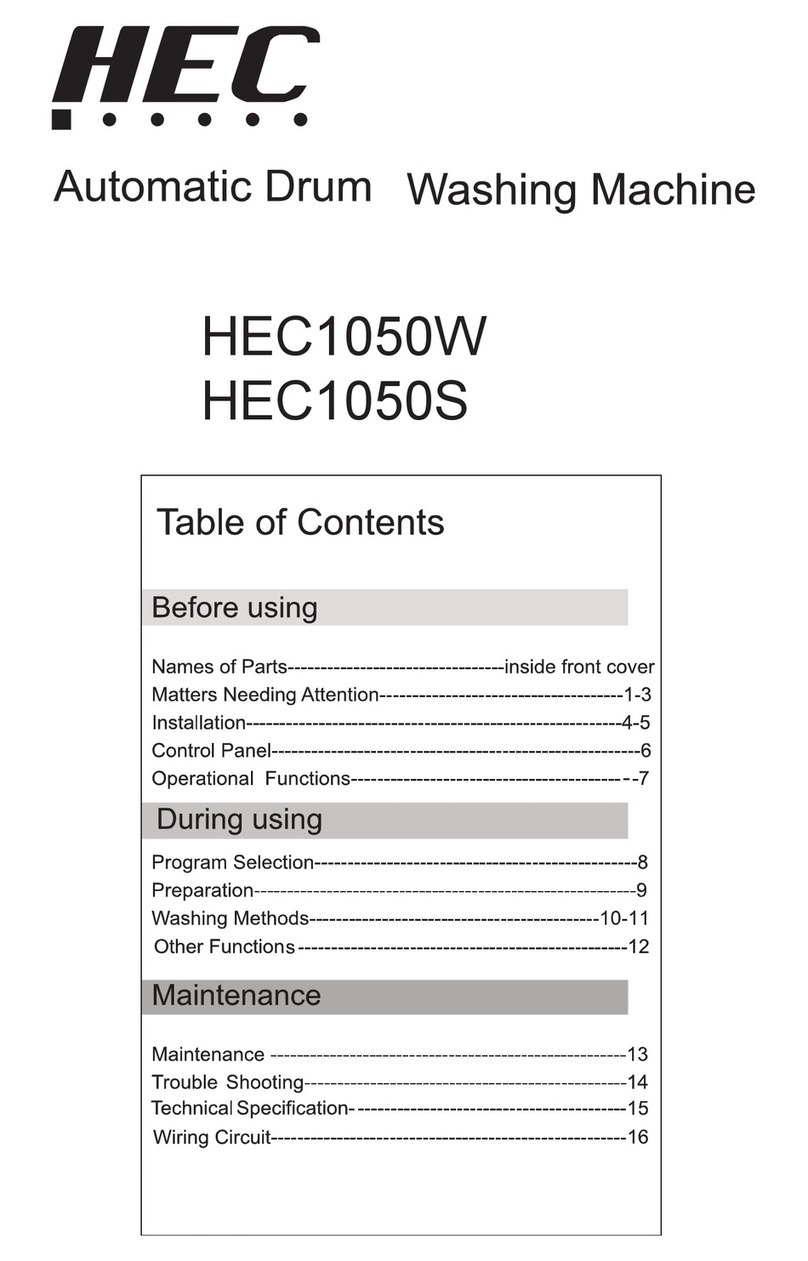 HEC HEC1050S Manuel utilisateur HEC HEC1050S Manuel utilisateur