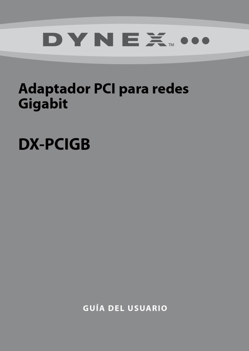 Dynex DX-PCIGB Manuel utilisateur
