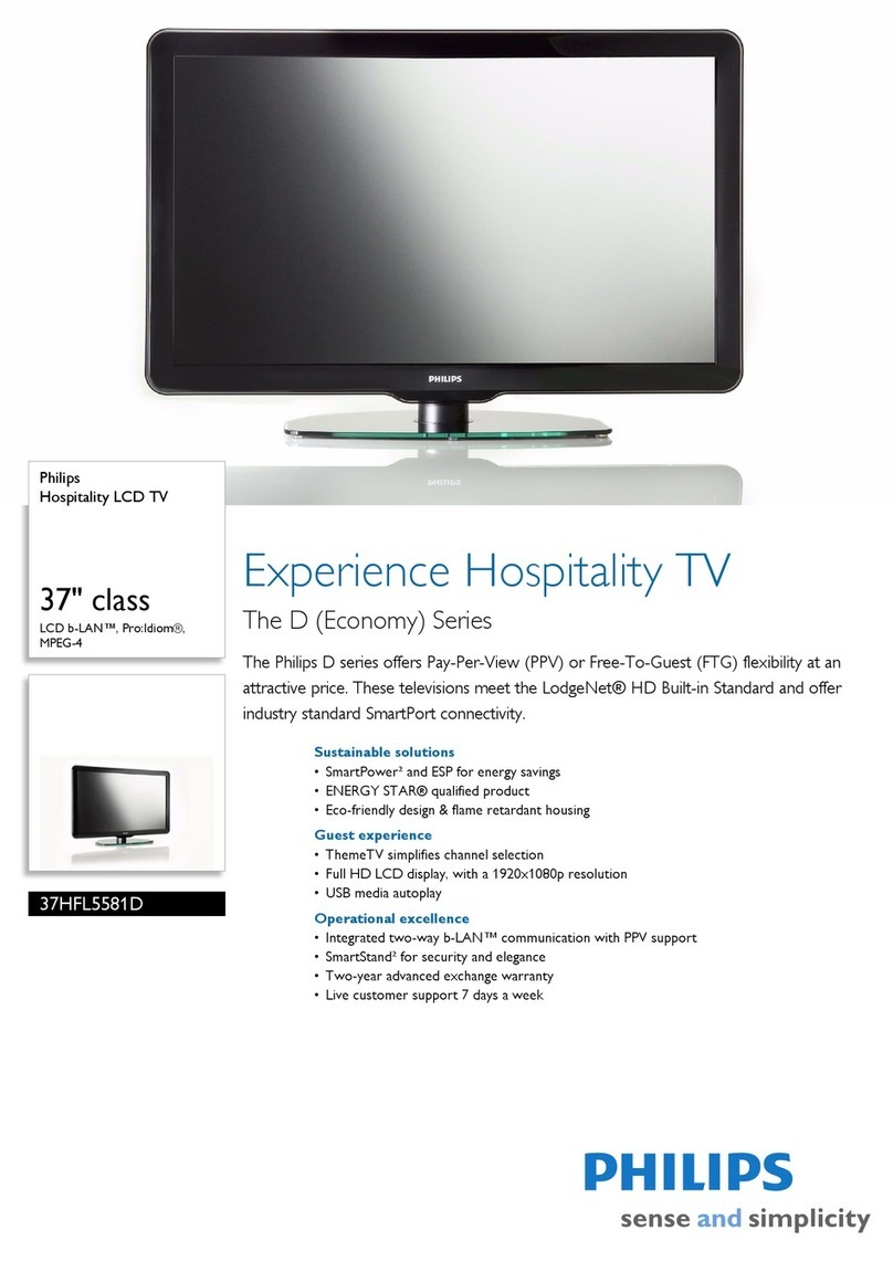 Philips 37HFL5581D Manuel utilisateur