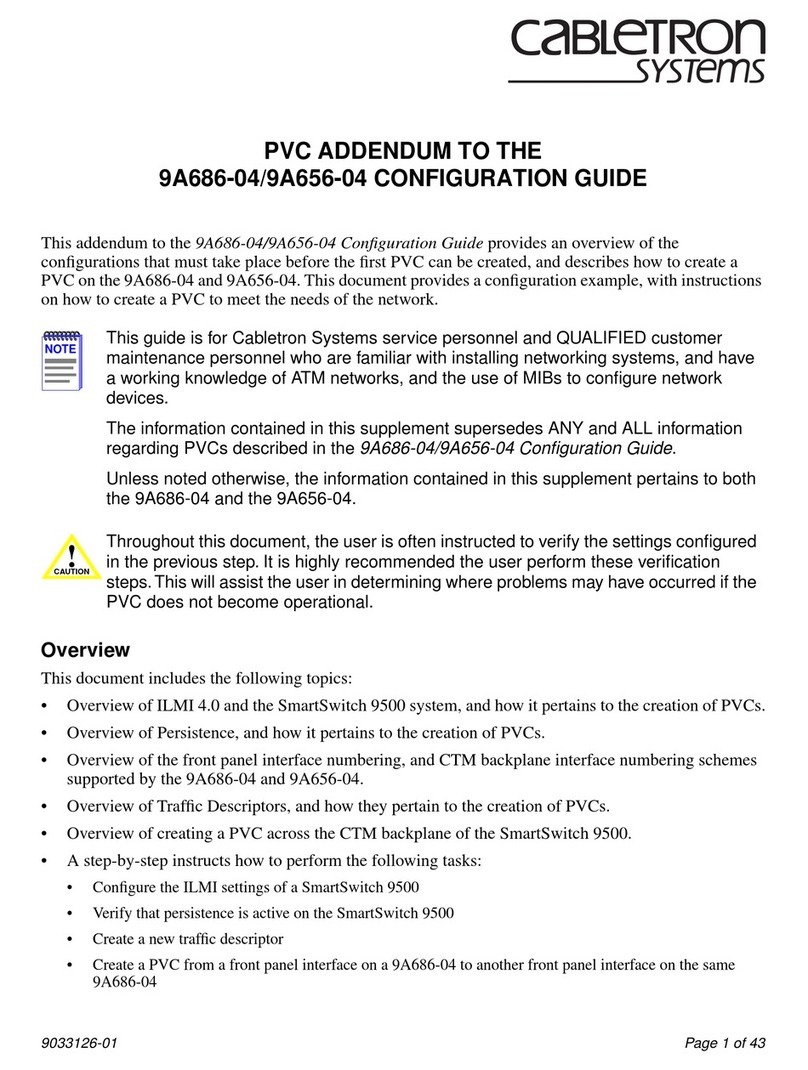 Cabletron Systems 9A656-04 Instructions d'installation et d'utilisation