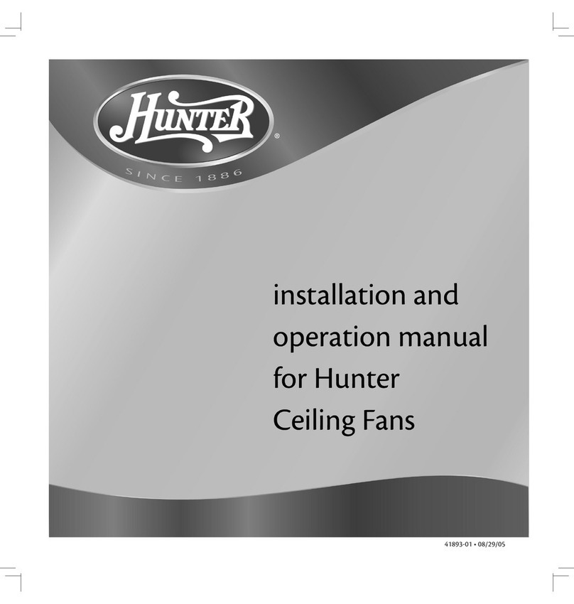 Hunter 23721 Manuel utilisateur