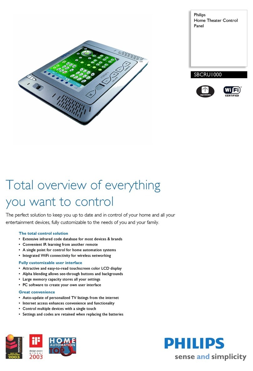 Philips SBCRU1000/05 Manuel utilisateur
