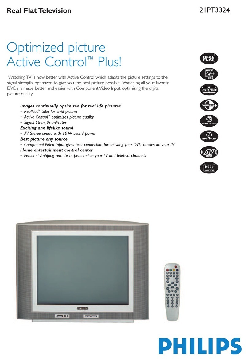 Philips 21PT3324 Manuel utilisateur