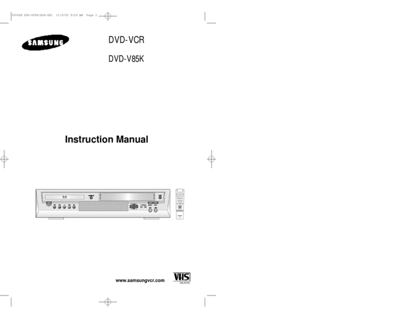 Samsung DVD-V85K Manuel utilisateur