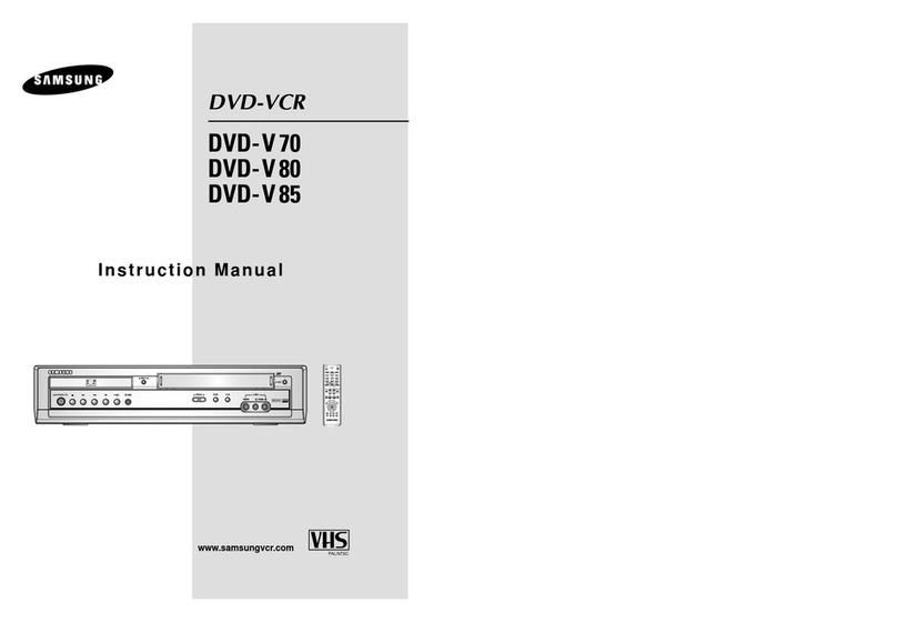Samsung DVD-V 80 Manuel utilisateur