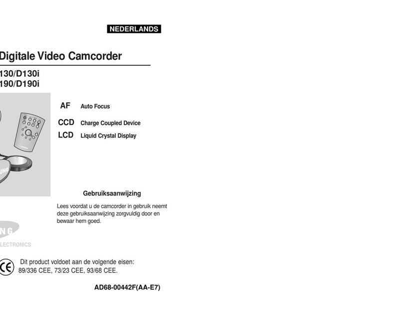 Samsung VP-D190 Instructions de montage