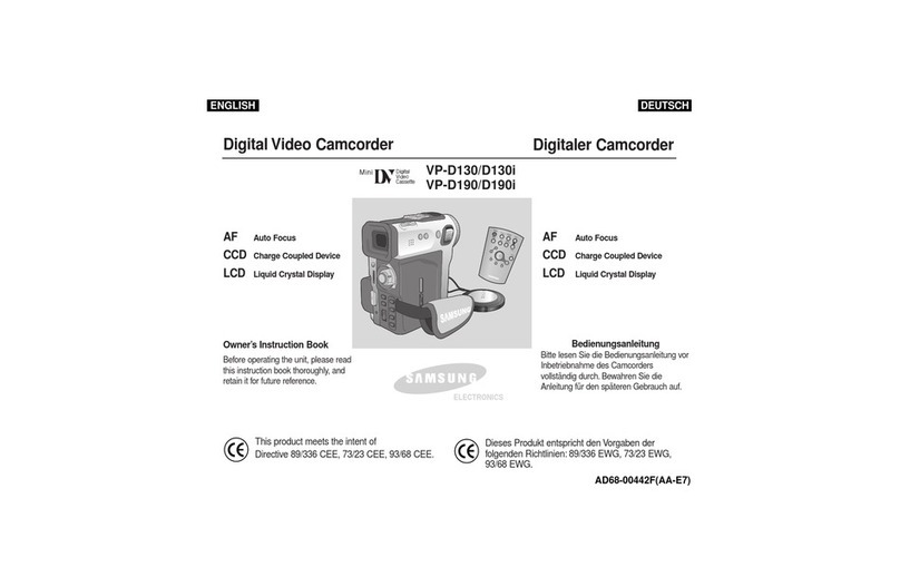 Samsung VP-D130 Manuel du propriétaire Samsung VP-D130 Manuel du propriétaire