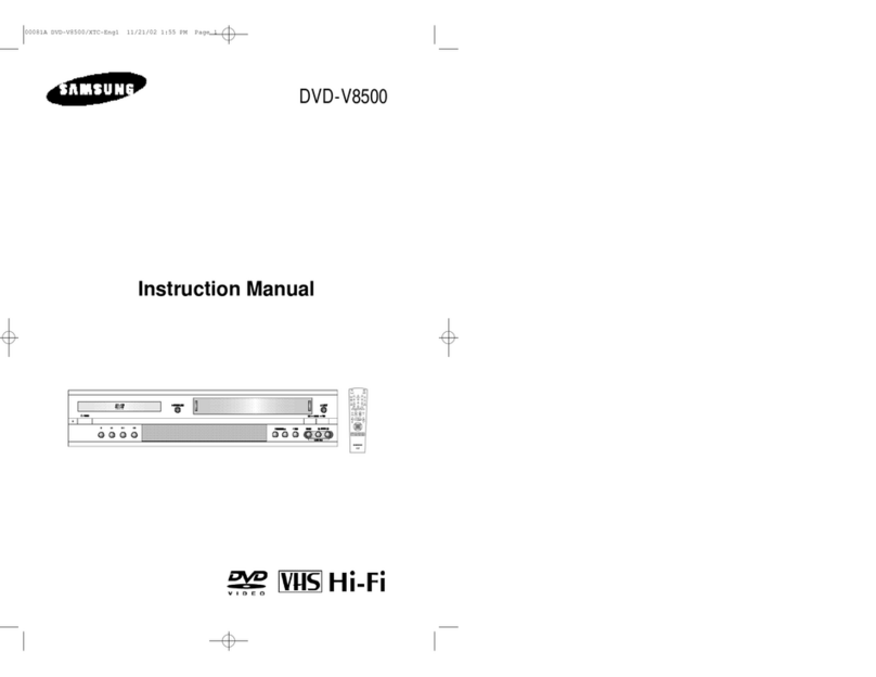 Samsung DVD-V8500 Manuel utilisateur