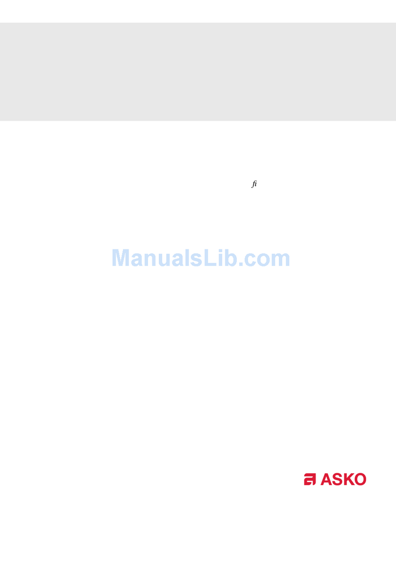 Asko TDC Manuel utilisateur