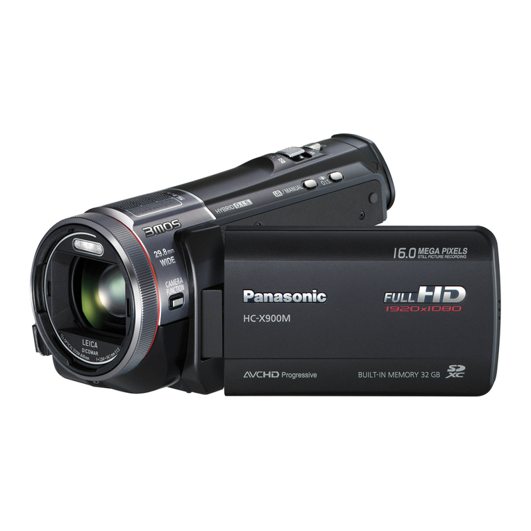 Panasonic HC-X900M Manuel utilisateur