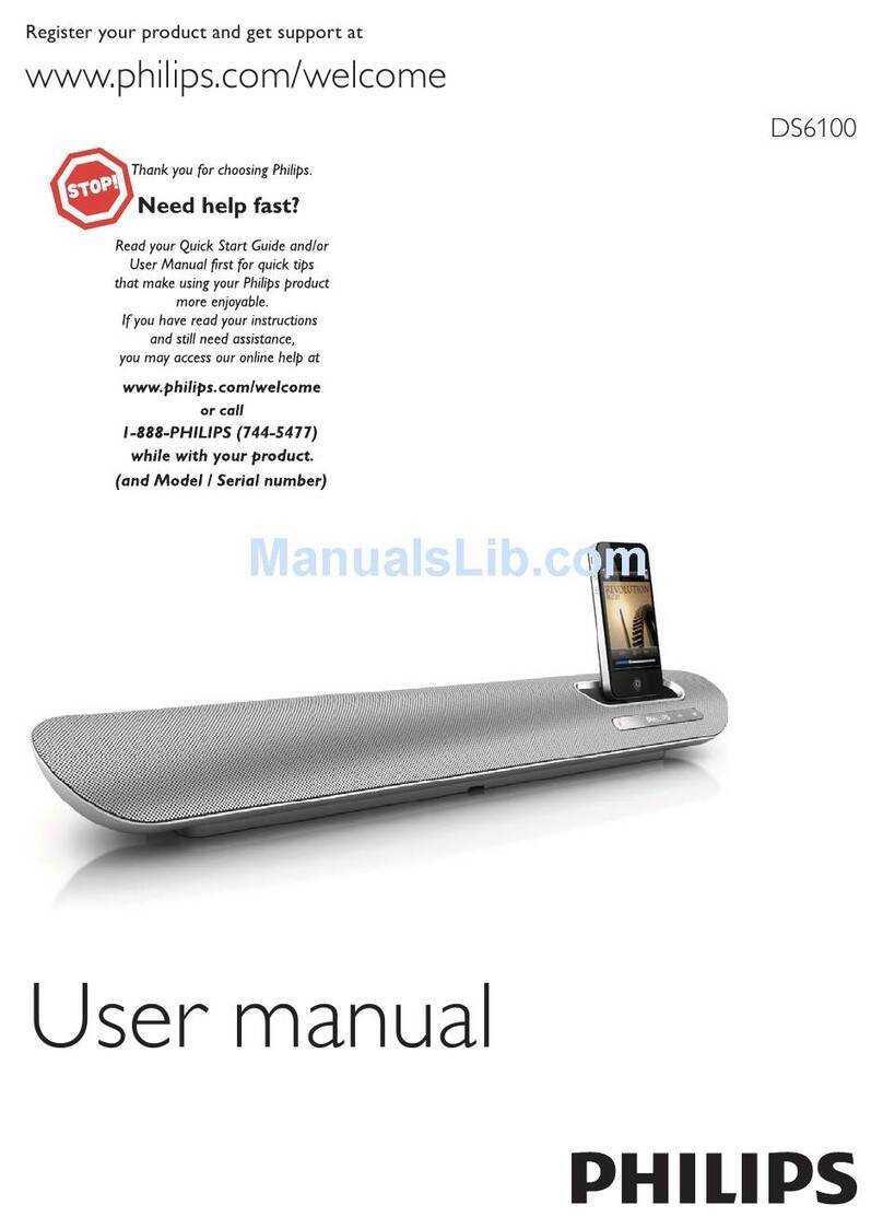 Philips DS6100/37 Manuel utilisateur
