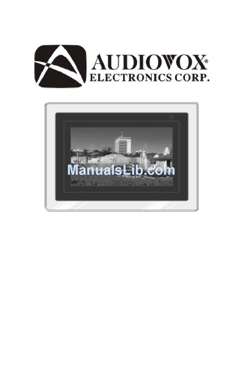 Audiovox DPF701 Manuel utilisateur