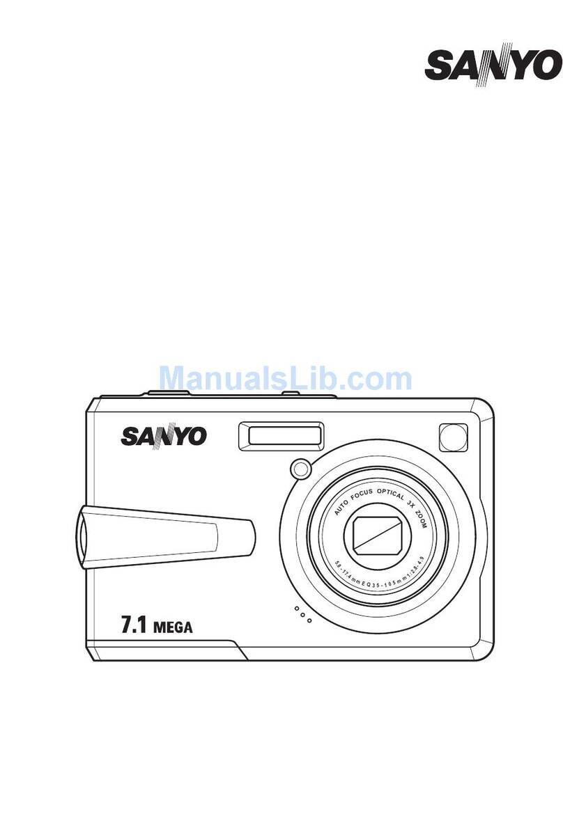 Sanyo VPC-S770 - 7.1-Megapixel Digital Camera Instructions de montage