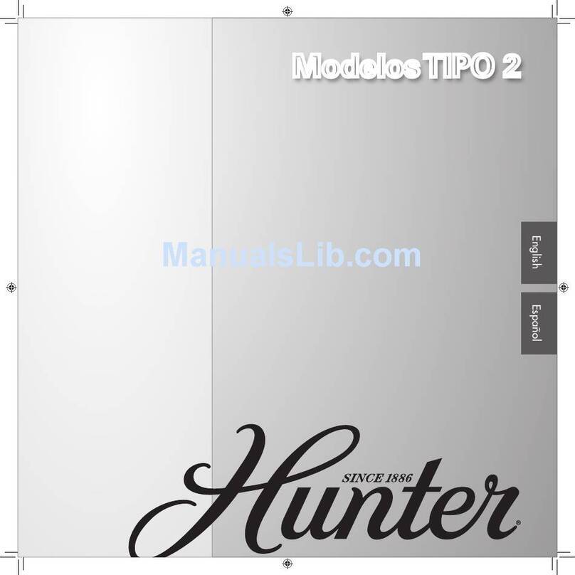 Hunter 21337 Mode d’emploi