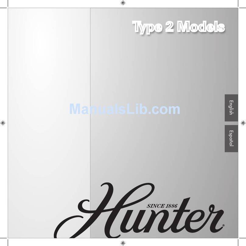 Hunter 21573 Manuel de service