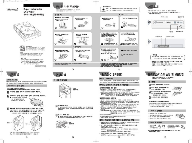 Samsung Writemaster SH-S183A Manuel utilisateur