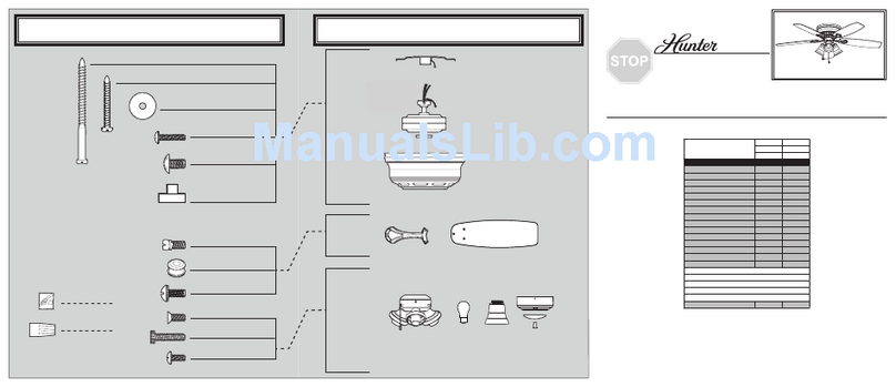 Hunter 21327 Manuel