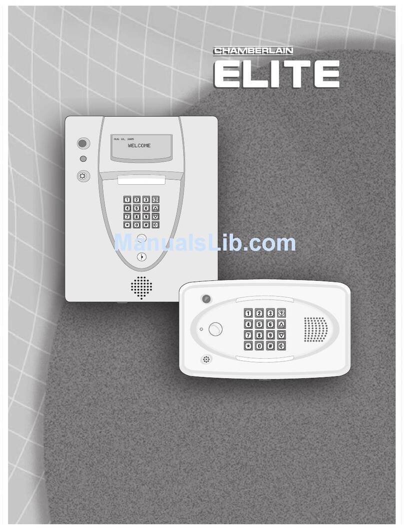 Chamberlain LiftMaster ELITE EL2000 Manuel utilisateur