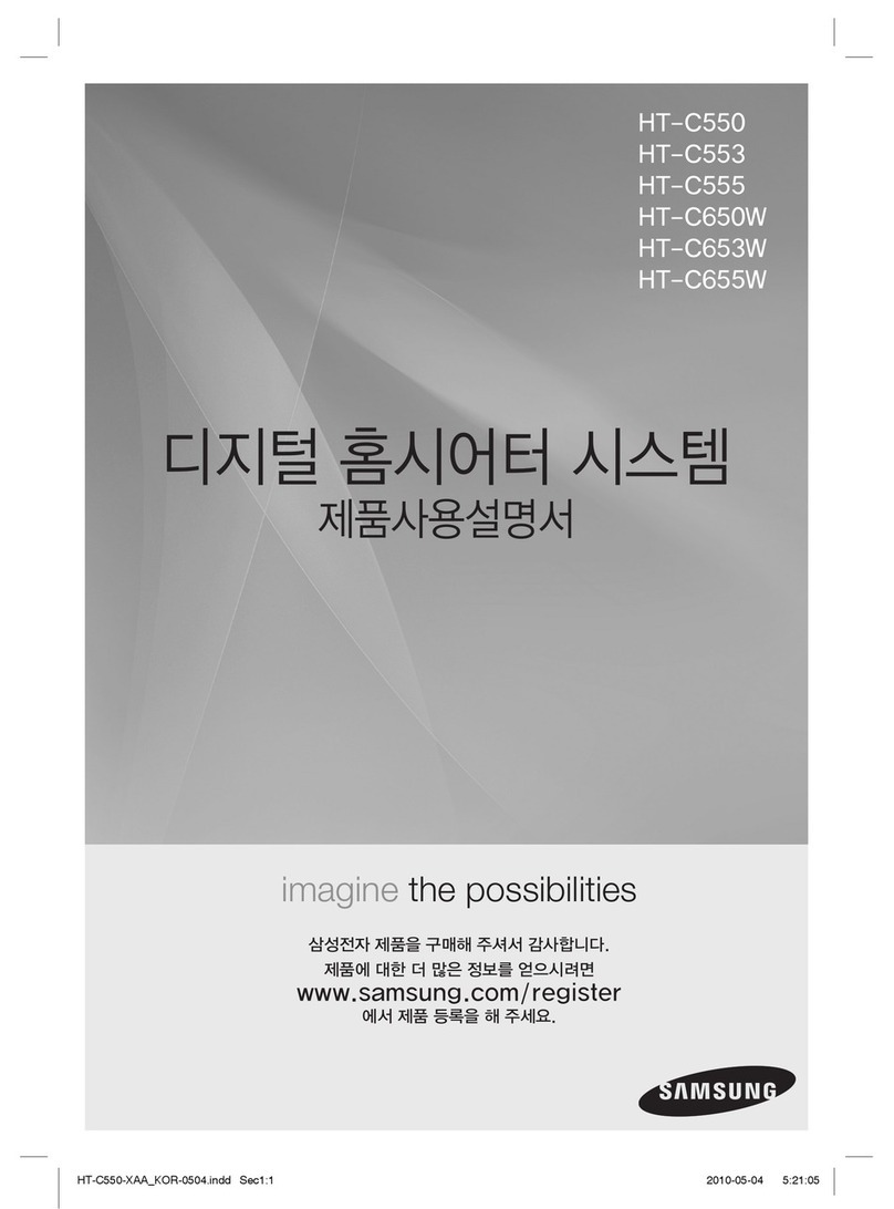 Samsung HT-C550 Manuel utilisateur