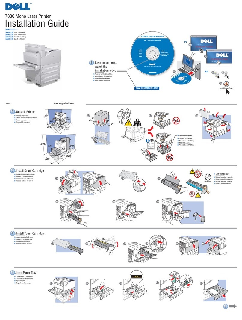 Dell 7330dn - Laser Printer B/W Manuel utilisateur