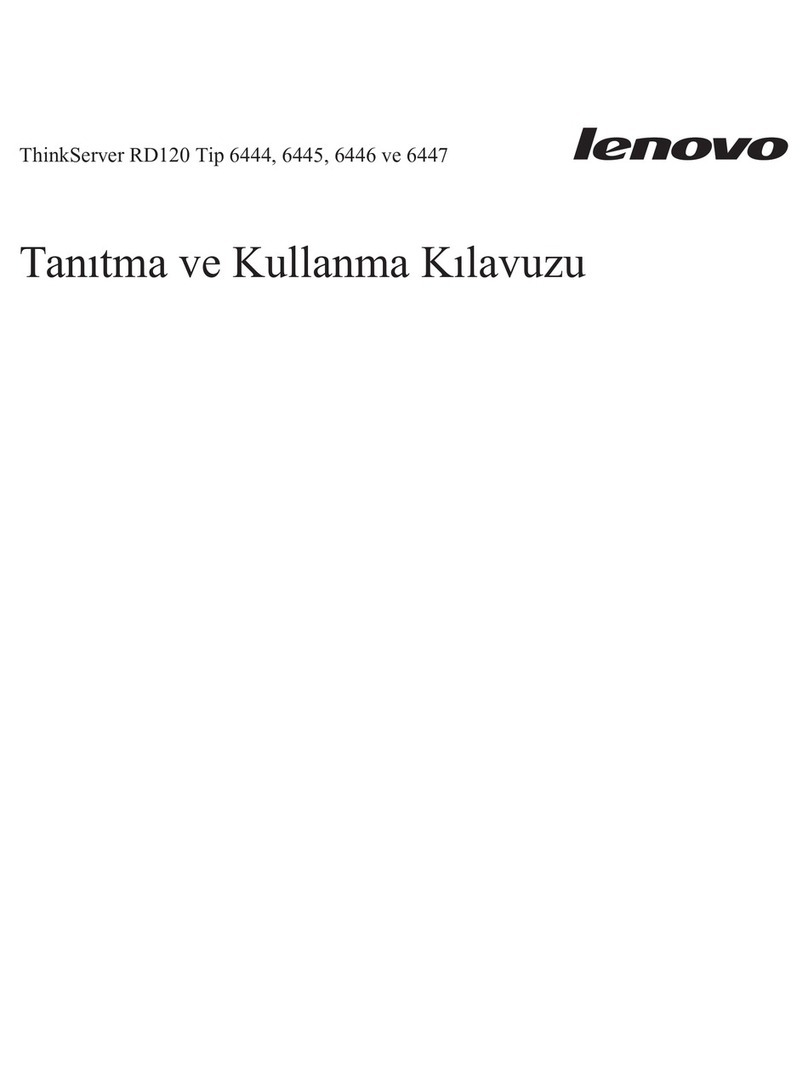 Lenovo ThinkServer RD120 Manuel utilisateur