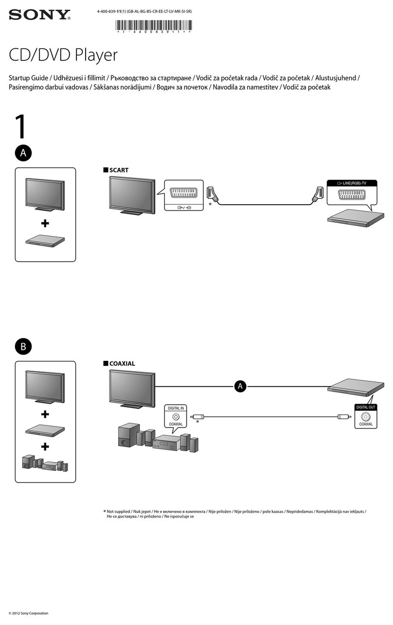 Sony DVP-SR160 Guide de l'utilisateur