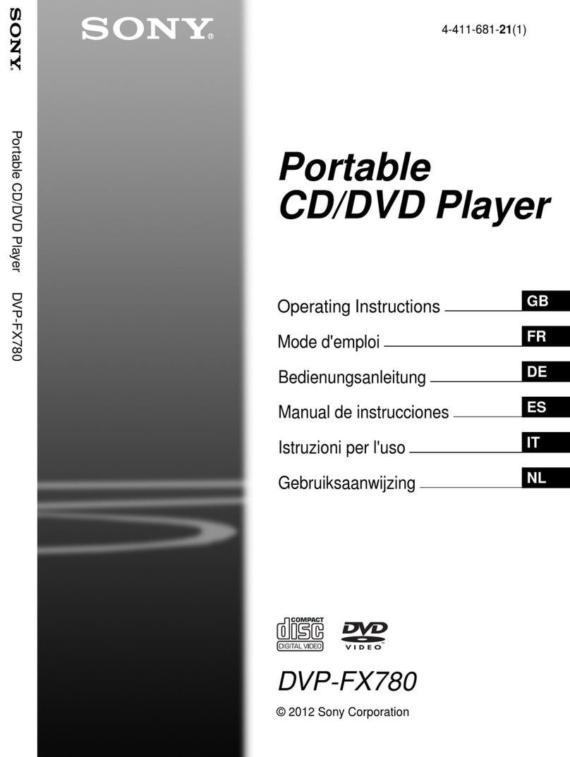 Sony DVP-FX780 Manuel utilisateur