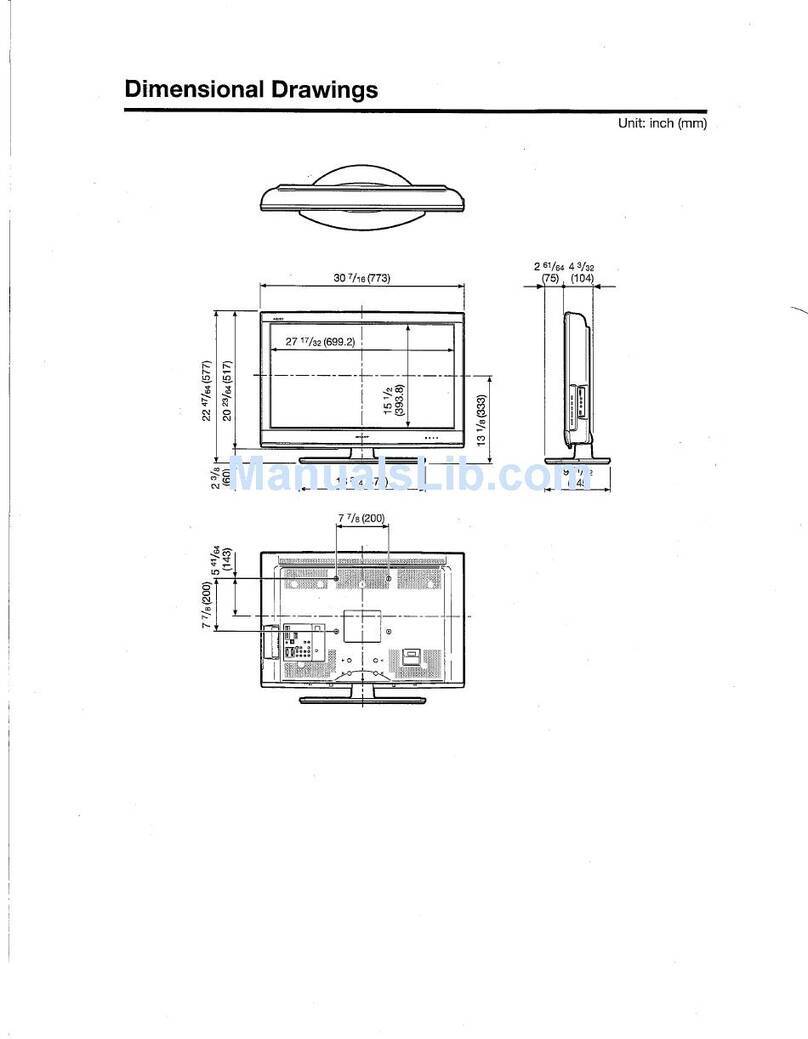Sharp LC32E67U - LC - 32" LCD TV Mode d’emploi