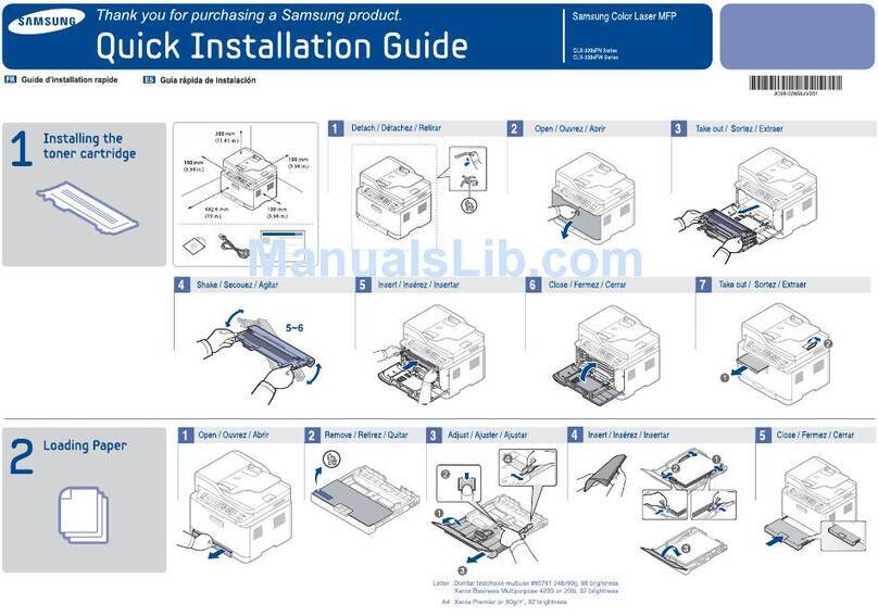 Samsung CLX-3305FN Manuel utilisateur Samsung CLX-3305FN Manuel utilisateur