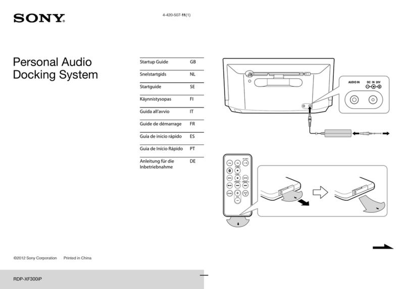 Sony RDP-XF300IP Guide de l'utilisateur
