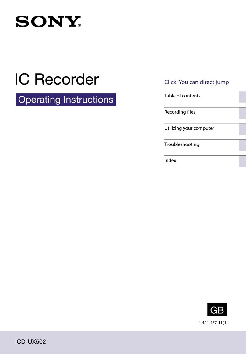 Sony ICD-UX502 Manuel utilisateur