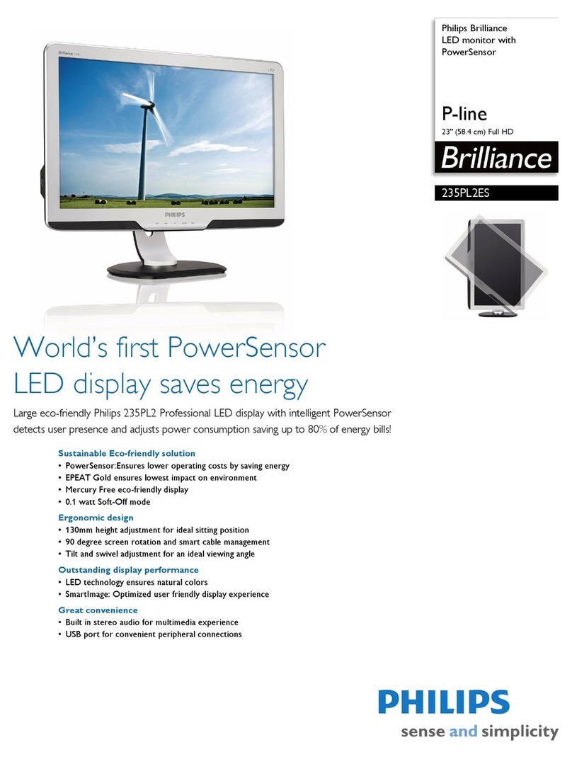 Philips Brilliance 235PL2ES Manuel utilisateur