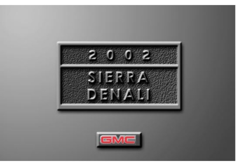 GMC SIERRA DENALI 2002 Manuel utilisateur