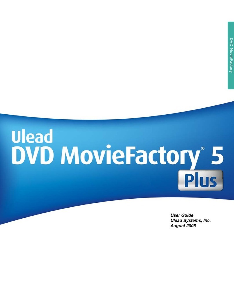 Ulead MOVIEFACTORY 5 PLUS Manuel utilisateur