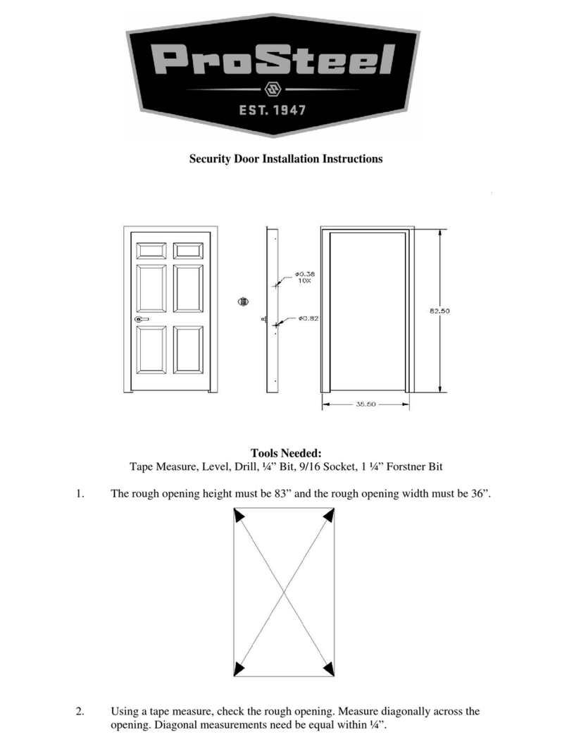 Browning SECURITY DOOR Mode d’emploi