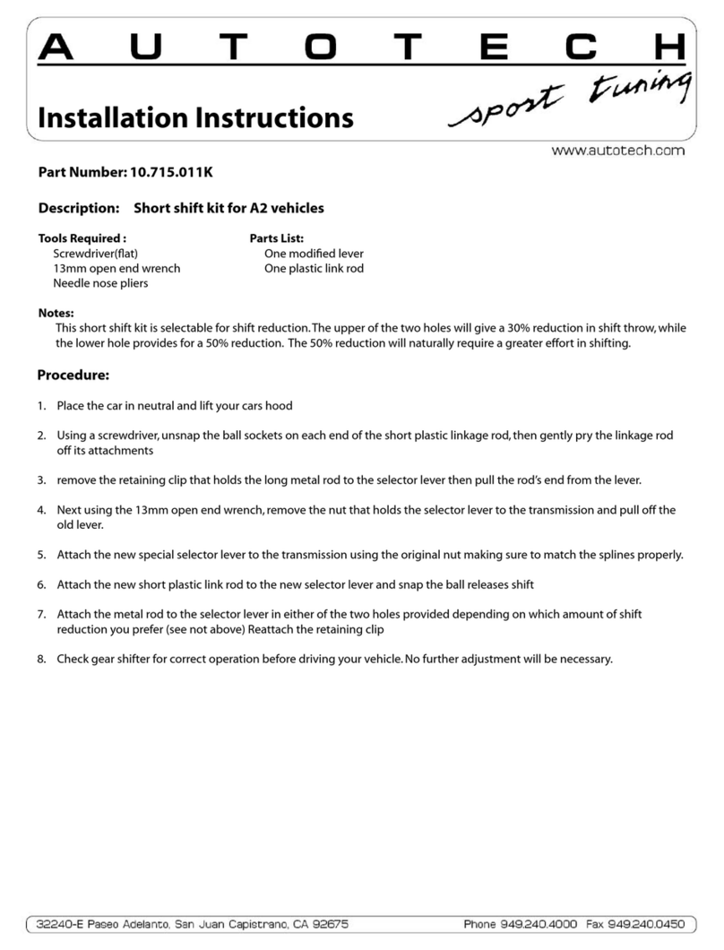 AUTOTECH 10.715.011K Manuel utilisateur AUTOTECH 10.715.011K Manuel utilisateur