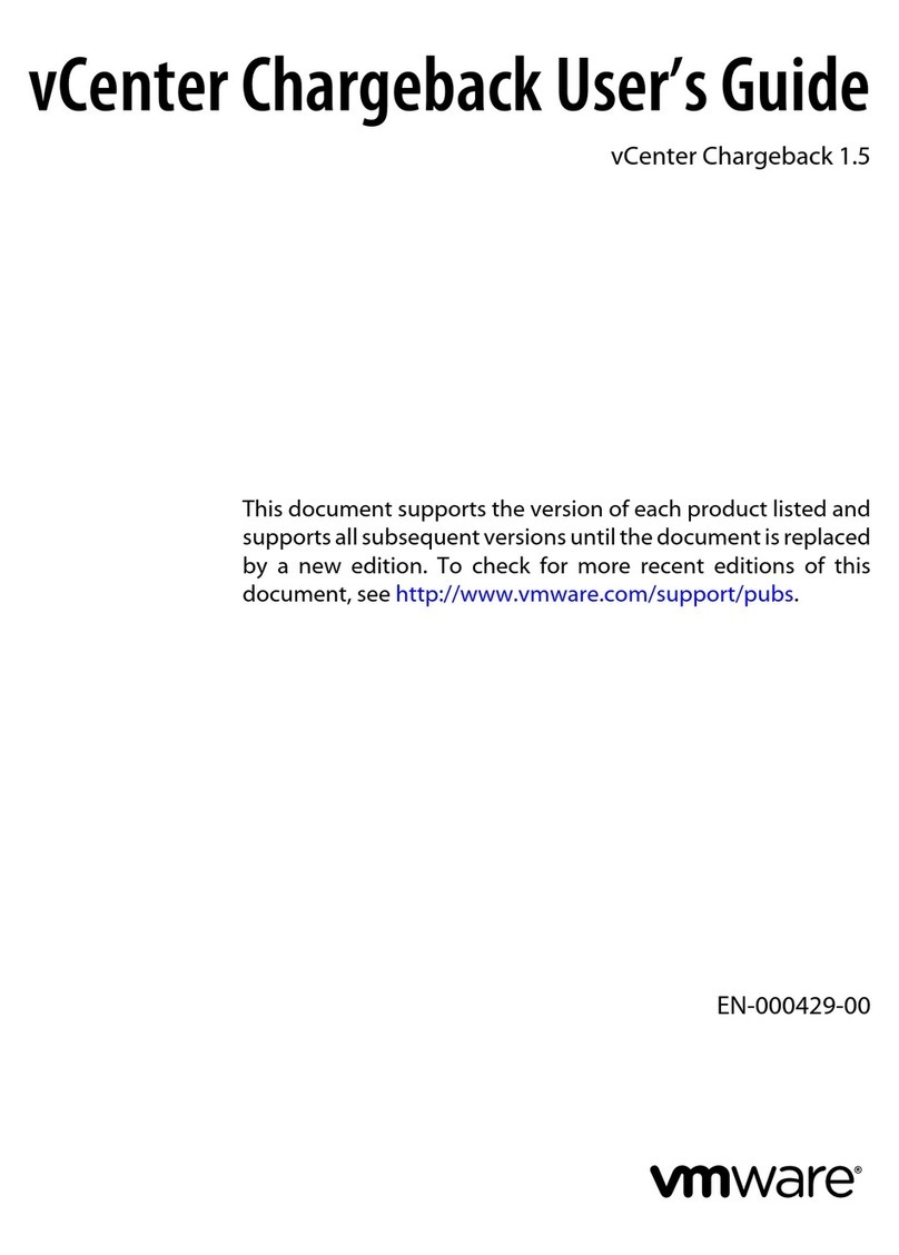 VMware VCENTER CHARGEBACK 1.5 - API Manuel utilisateur