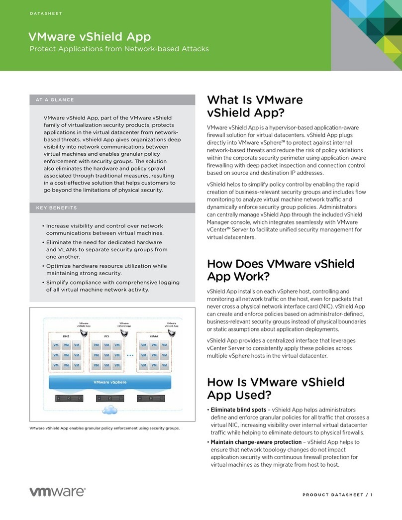 VMware VSHIELD APP Manuel utilisateur