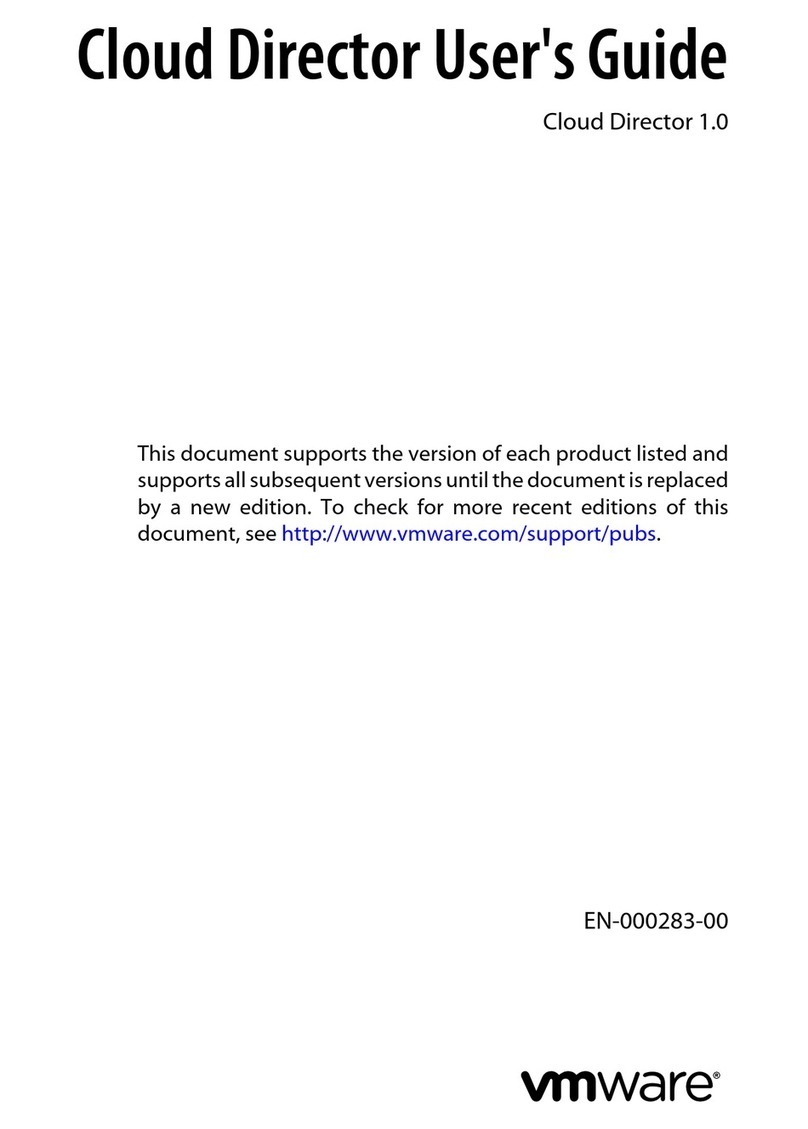 VMware CLOUD DIRECTOR 1.0 Manuel utilisateur