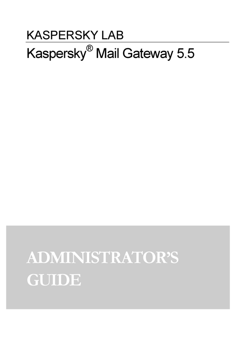 KAPERSKY MAIL GATEWAY 5.5 - Manuel de service