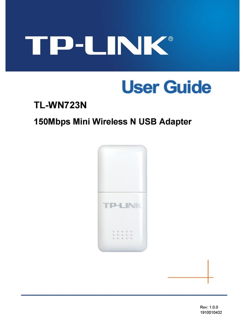 TP-Link TL-WN723N Manuel utilisateur