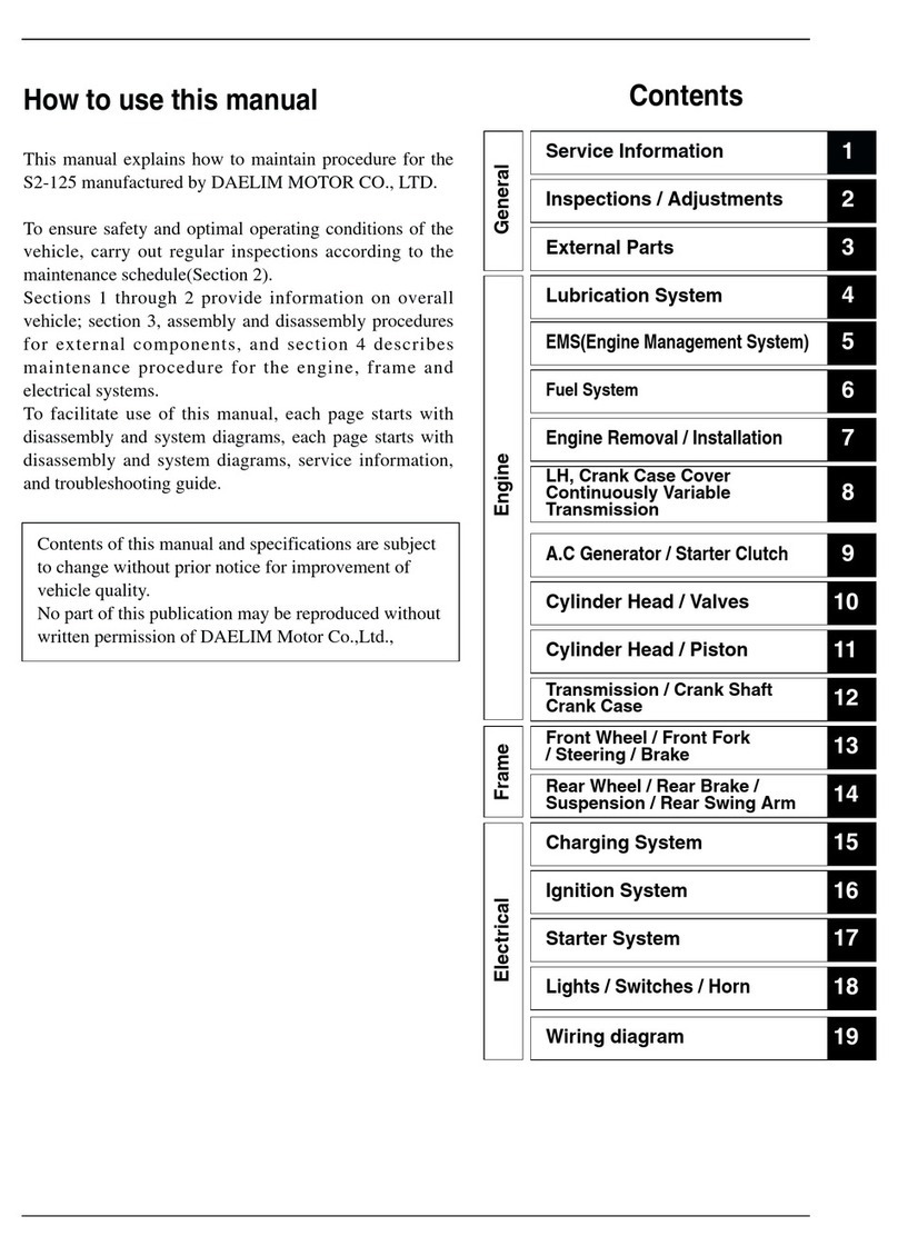 DAELIM S2-125 Manuel utilisateur