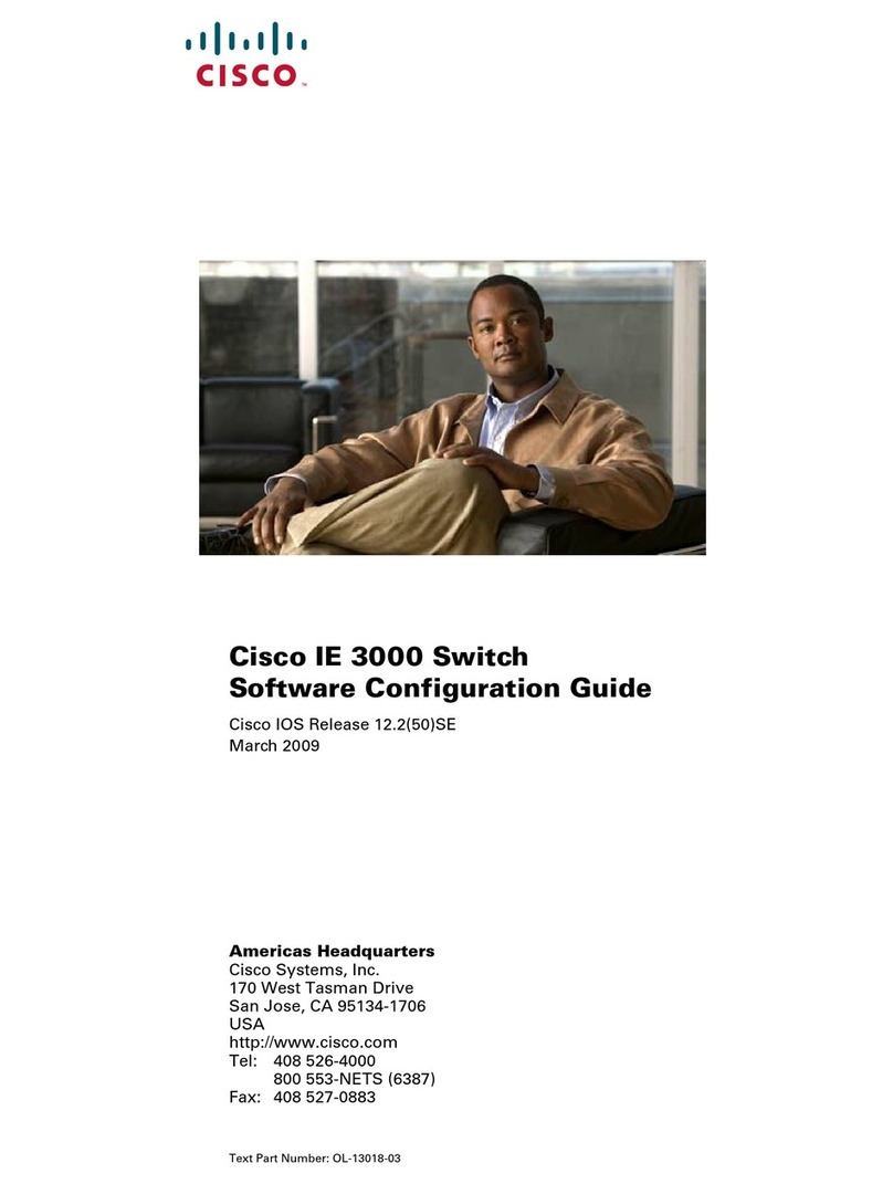 Cisco IE-3000-8TC Manuel utilisateur
