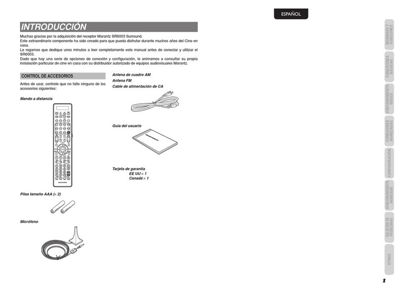 Marantz SR6003 Manuel utilisateur