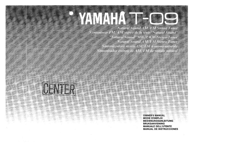 Yamaha T-09 Manuel utilisateur