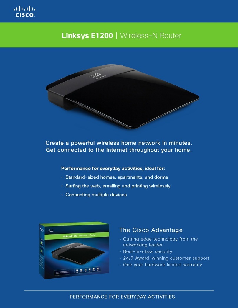 Linksys Linksys E1200 Manuel utilisateur