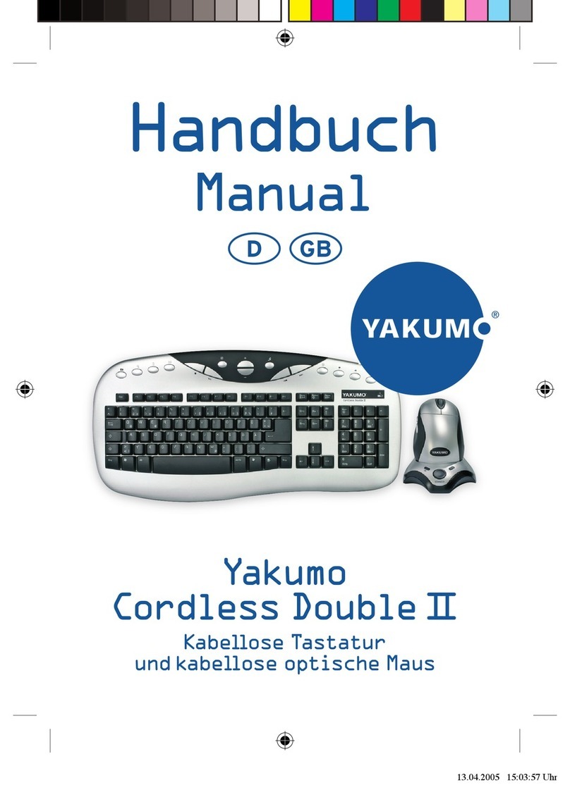 YAKUMO CORDLESS DOUBLE II Manuel utilisateur